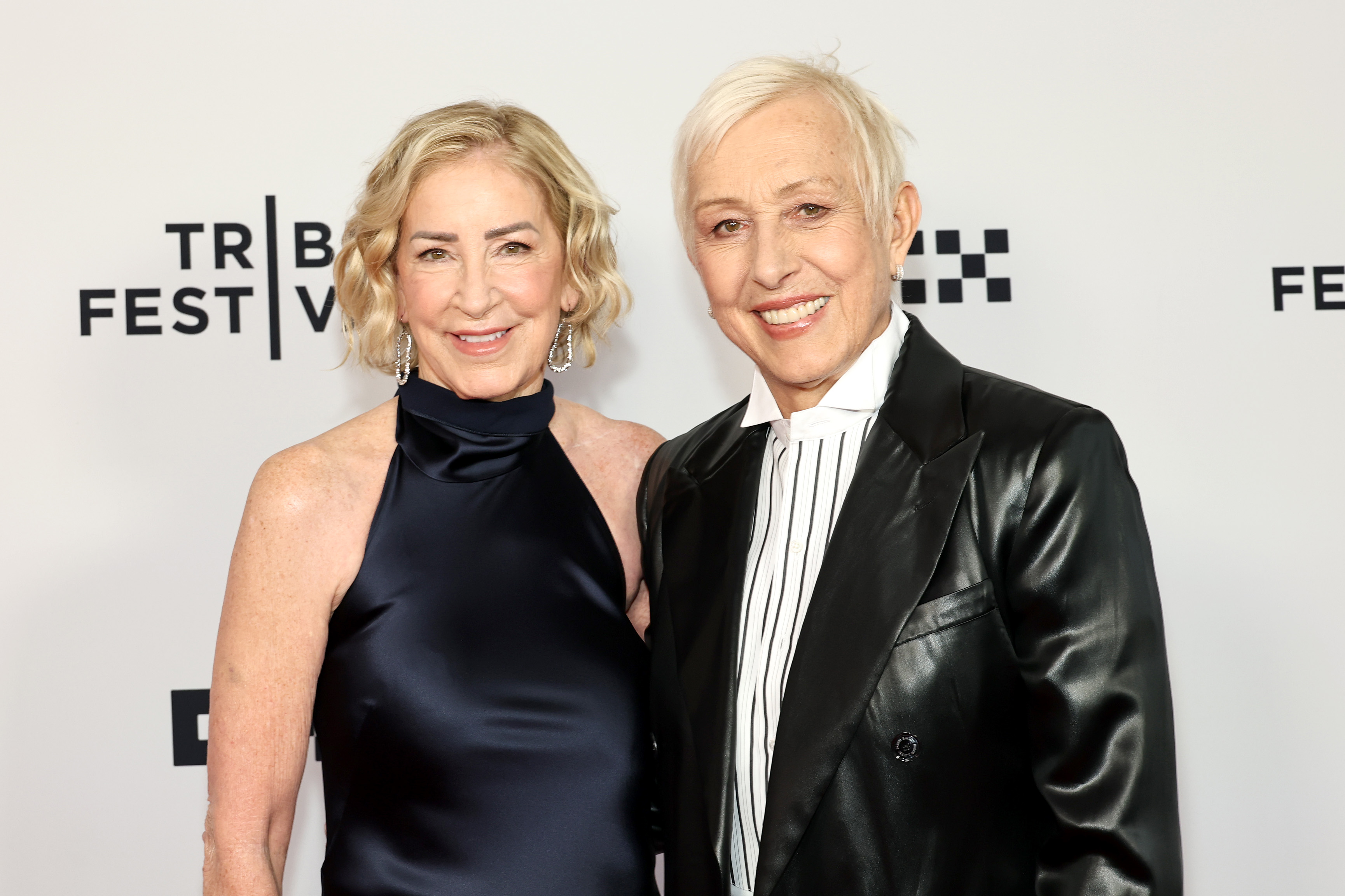 Chris Evert and Martina Navratilova attend 