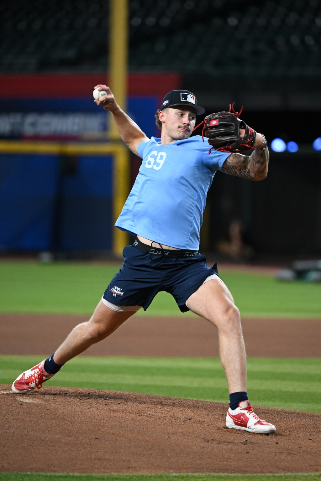 Mets draft hard-throwing right-hander Carson Wiggins one year removed ...