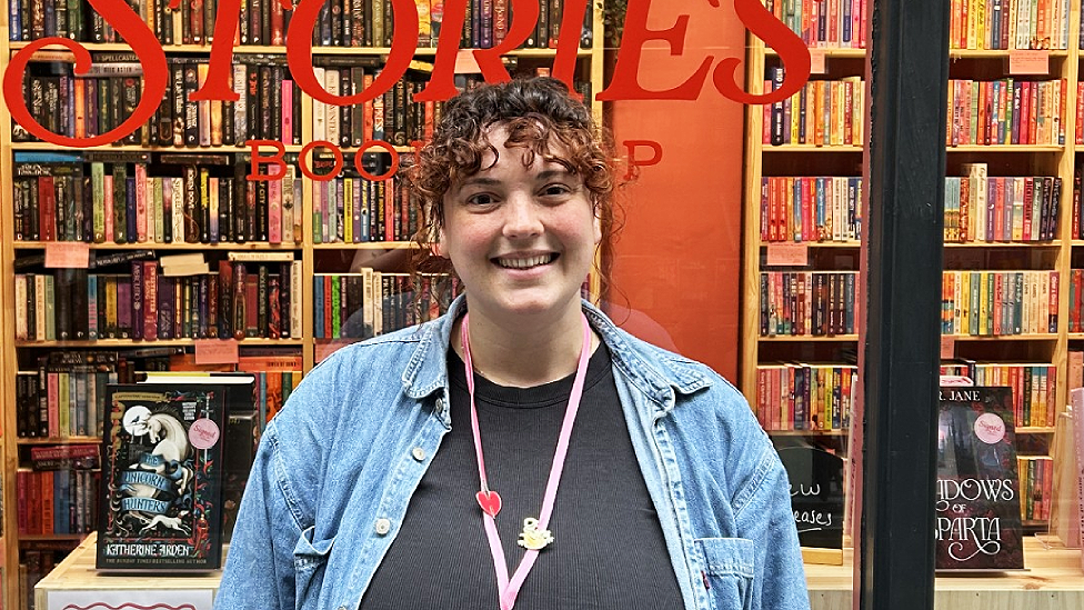 Aimee Cummings called opening her book shop Love Stories a "passion" project