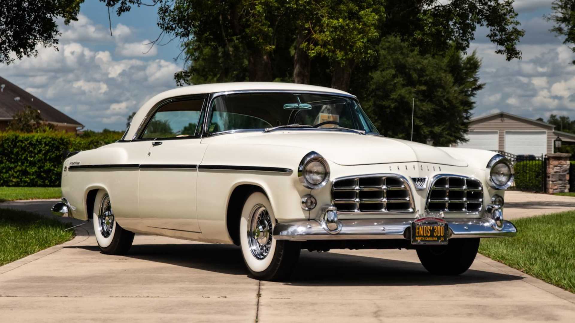 3/4 front view of 1955 Chrysler C-300