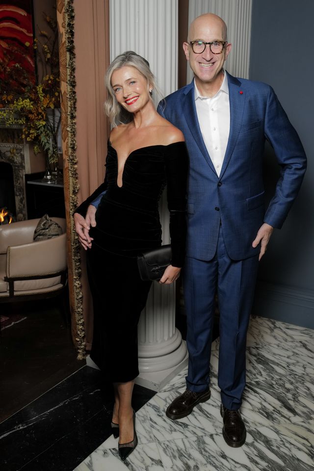 paulina porizkova pink gap dress Paulina Porizkova, 54, is summertime chic in pink dress as she enjoys a  trip to the Czech Republic