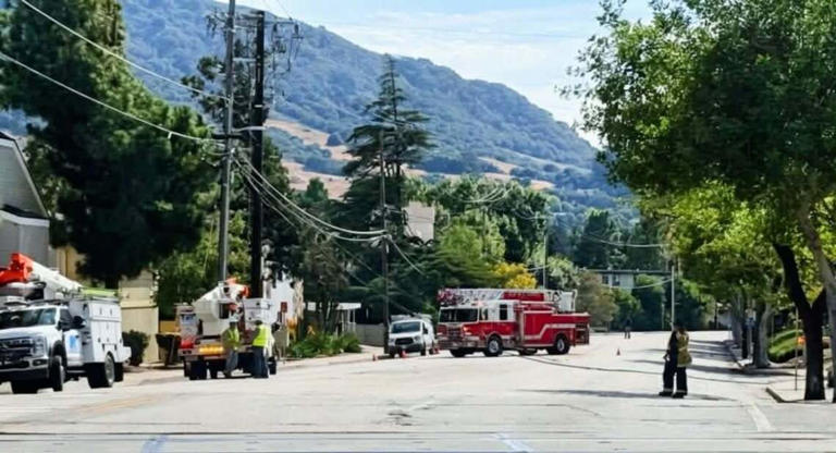 Busy SLO road closed after power lines fall onto street, cause outage