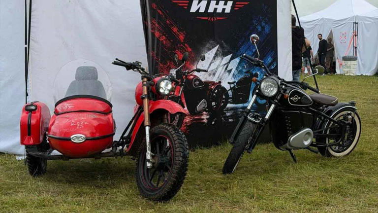 Kalashnikov showcases three new Izh motorcycles at rock festival in Russia