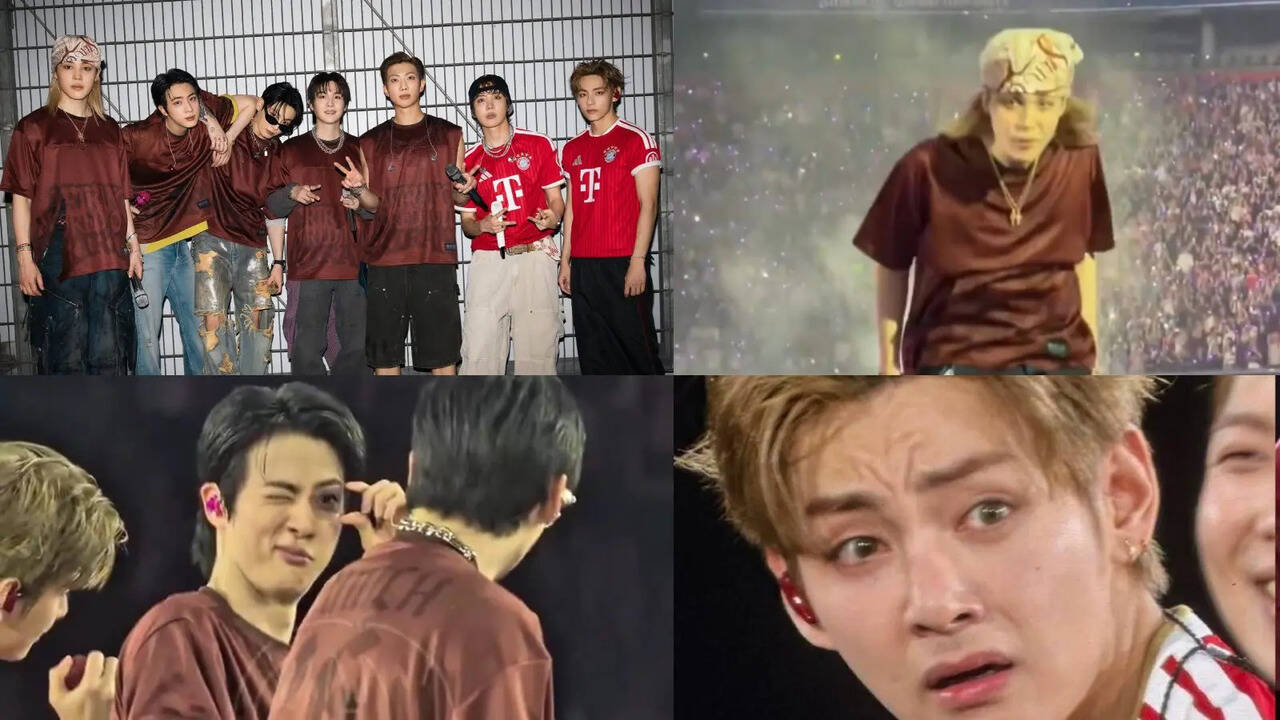 BTS ARIRANG Munich concert: 5 funniest moments - Jimin's Haaland walk to Jungkook, Jin sabotaging RM's lens