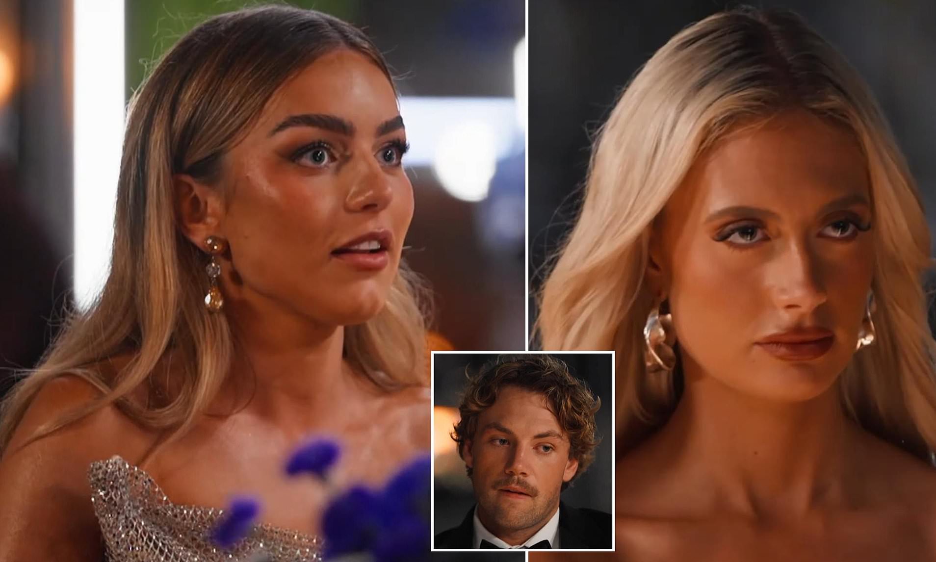 Farmer Wants a Wife: Ally and Scarlett face off over Dylan at MAFS-style dinner party