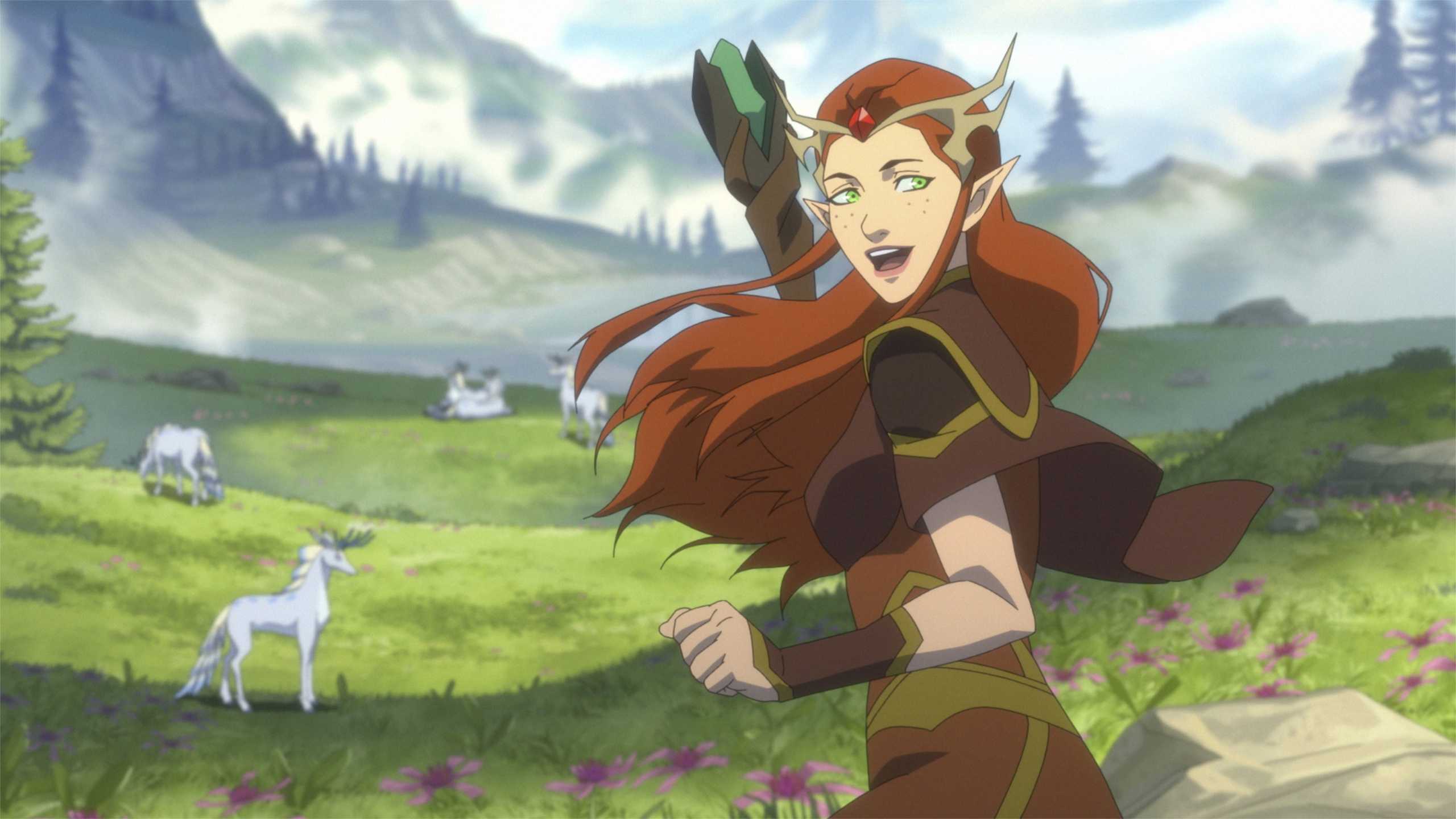 Keyleth smiling in The Legend of Vox Machina