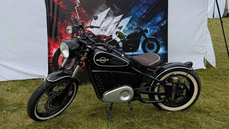 Kalashnikov showcases three new Izh motorcycles at rock festival in Russia