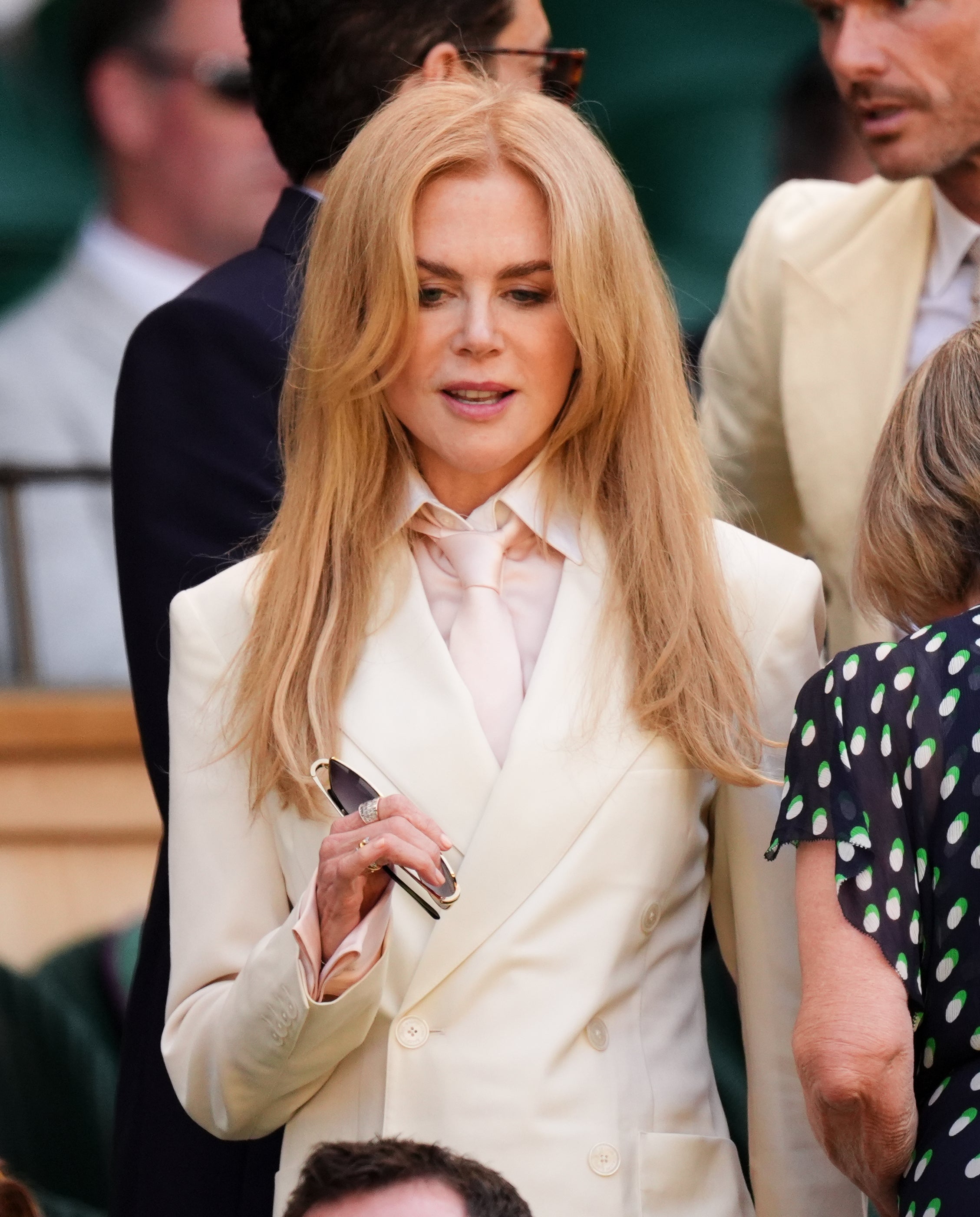 All the famous faces in the Royal Box at Wimbledon today