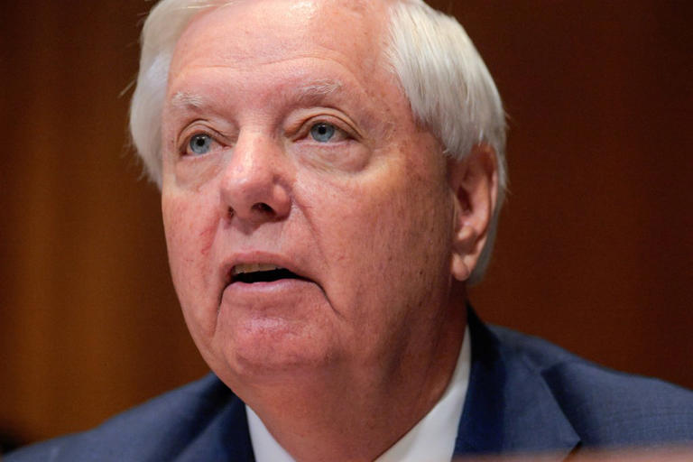 U.S. Senator Lindsey Graham, a South Carolina Republican, is seen during a Senate Appropriations Committee hearing on Capitol Hill on May 12 in Washington, DC. (Photo by Chip Somodevilla/Getty Images.)