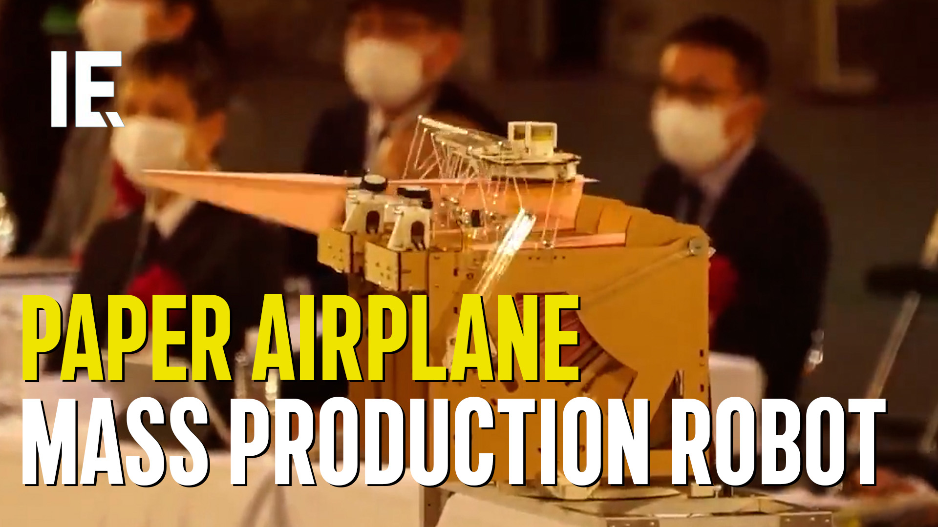 Robot folds and launches paper airplanes