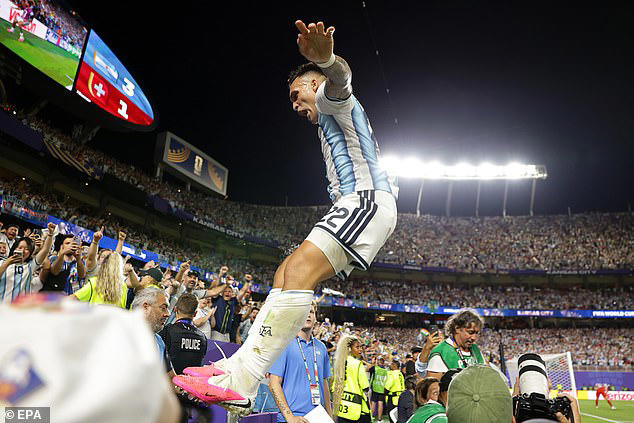A late goal from Lautaro Martinez sealed a 3-1 win for Argentina in Kansas City 
