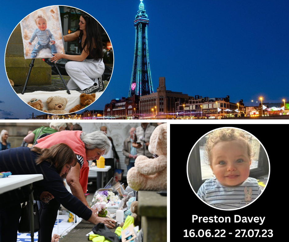 The vigil in memory of Preston Davey starts at 7pm