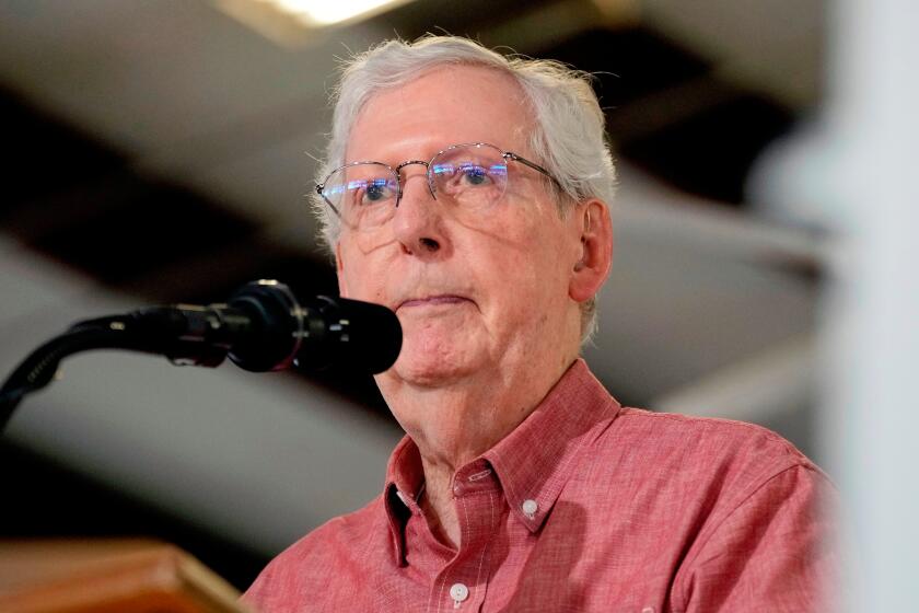 Sen. Mitch McConnell Attributes Recent Hospitalization to a Fall
