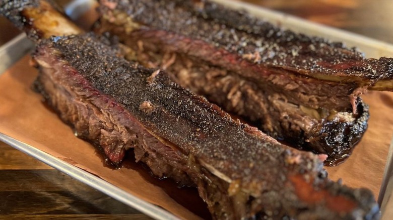 Bear's Smokehouse BBQ beef ribs