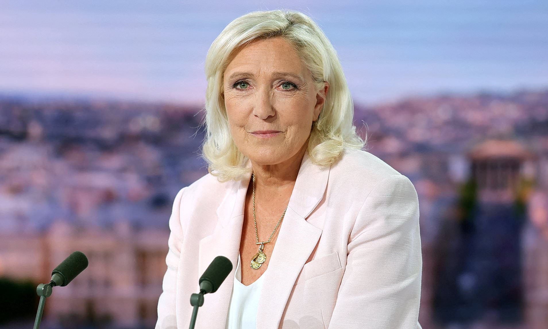Twice-convicted criminal Marine Le Pen remains the favourite to become the next president of France