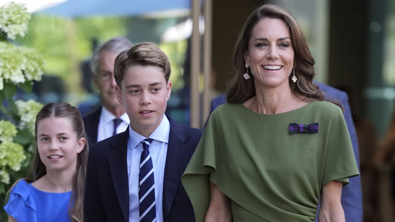 Charlotte and George are the perfect accessories for Princess Kate's final Wimbledon 2026 outfit