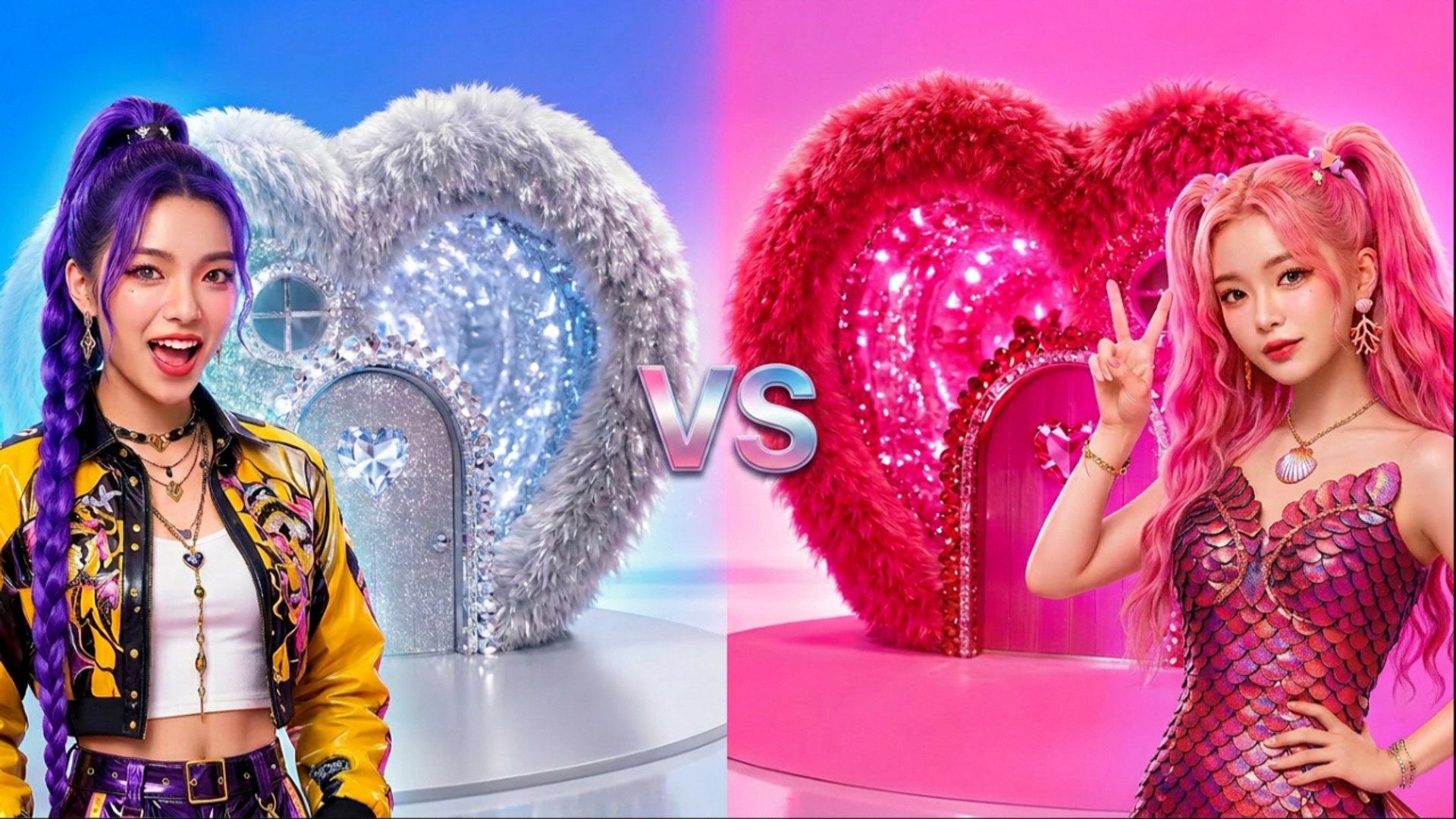 Rumi and Mermaid's epic room makeover challenge