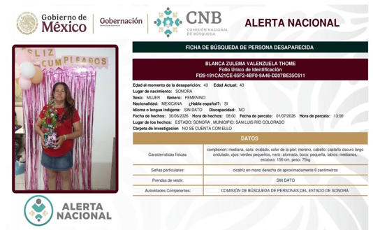 Exlíder de colectivo de búsqueda, va a prisión por feminicidio; Fiscalía de Sonora acusa que fingió su desaparición para evadir la justicia. Foto: Especial