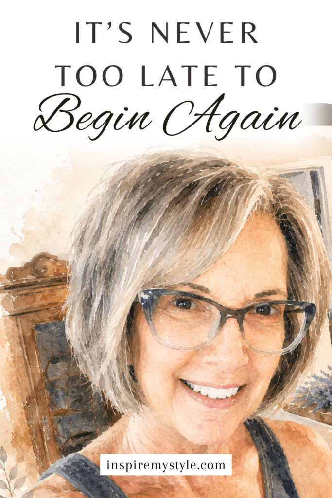 It's Never Too Late for a New Chapter in Life