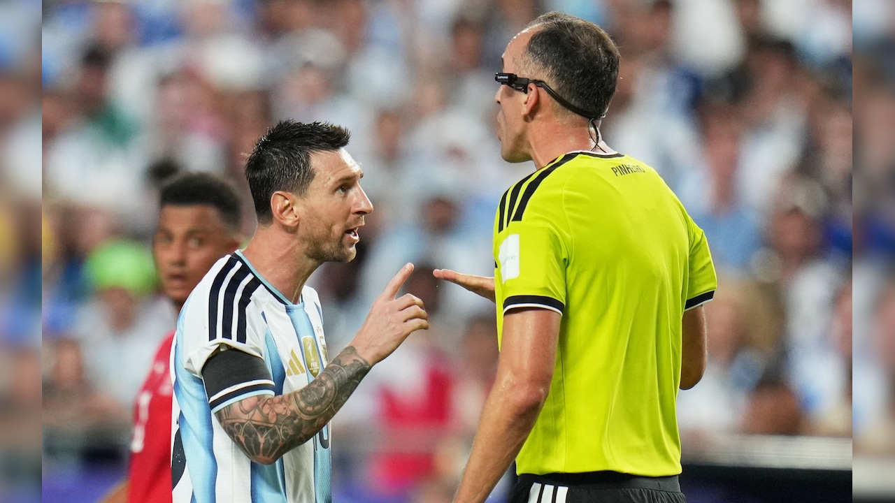 'Speak to me properly': Messi's heated exchange with referee trends ...
