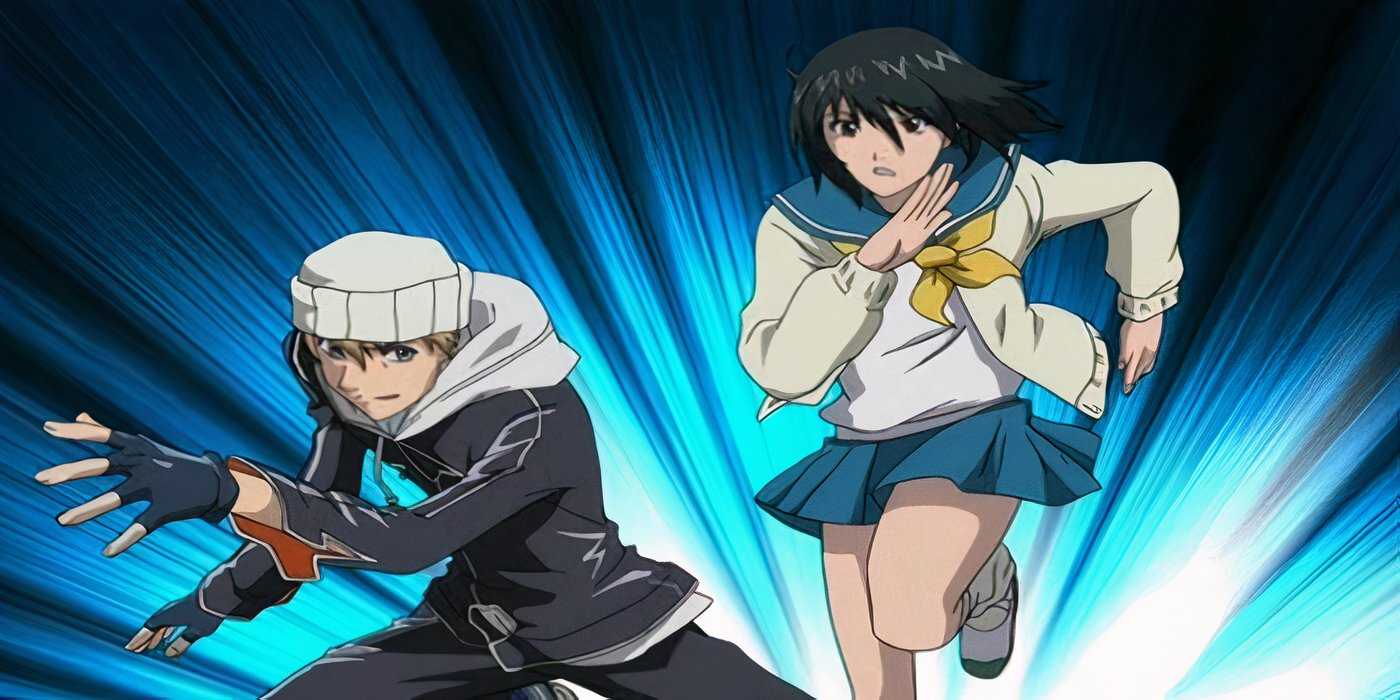 Kenn and Kokoro running in Air Gear 2006