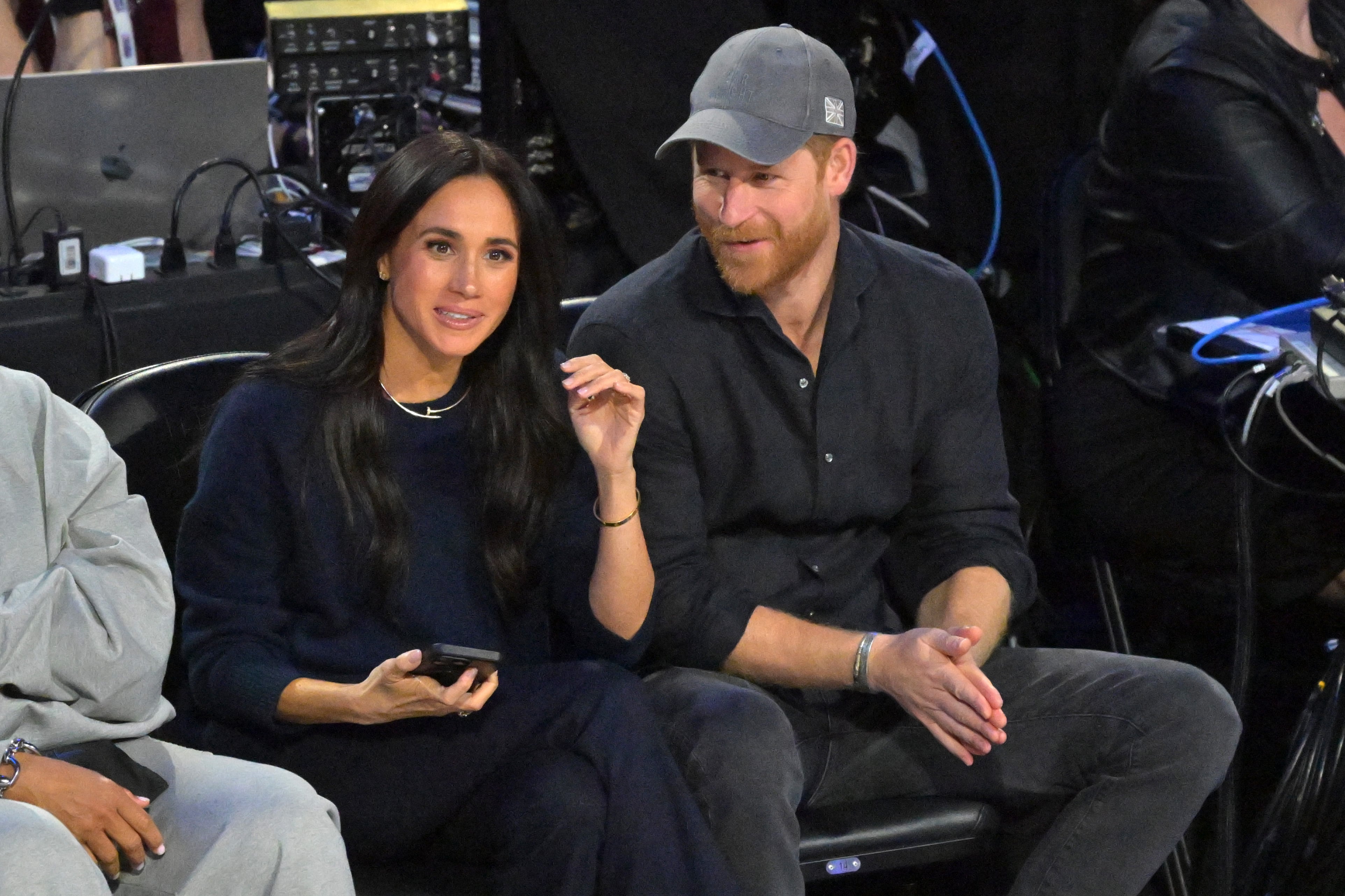 Meghan Markle and Prince Harry look on in game two during the 75th NBA All Star Game at Intuit Dome. Feb. 15, 2026. / Jayne Kamin-Oncea / IMAGN IMAGES via Reuters Connect