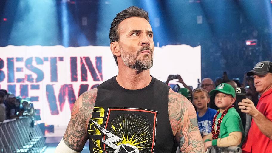 CM Punk makes wild entrance during live show appearance