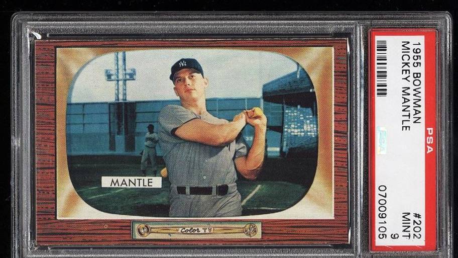 Mickey Mantle 1955 Bowman
