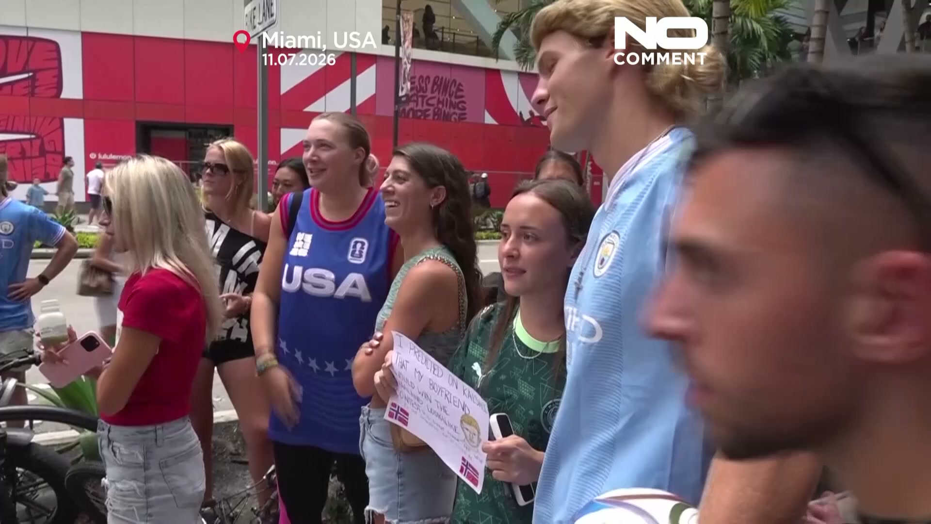 Haaland look-alike contest draws fans in Miami