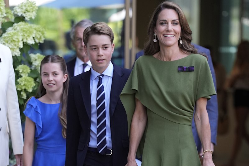 Princess of Wales brings grown-up kids and husband to the Wimbledon men's singles final