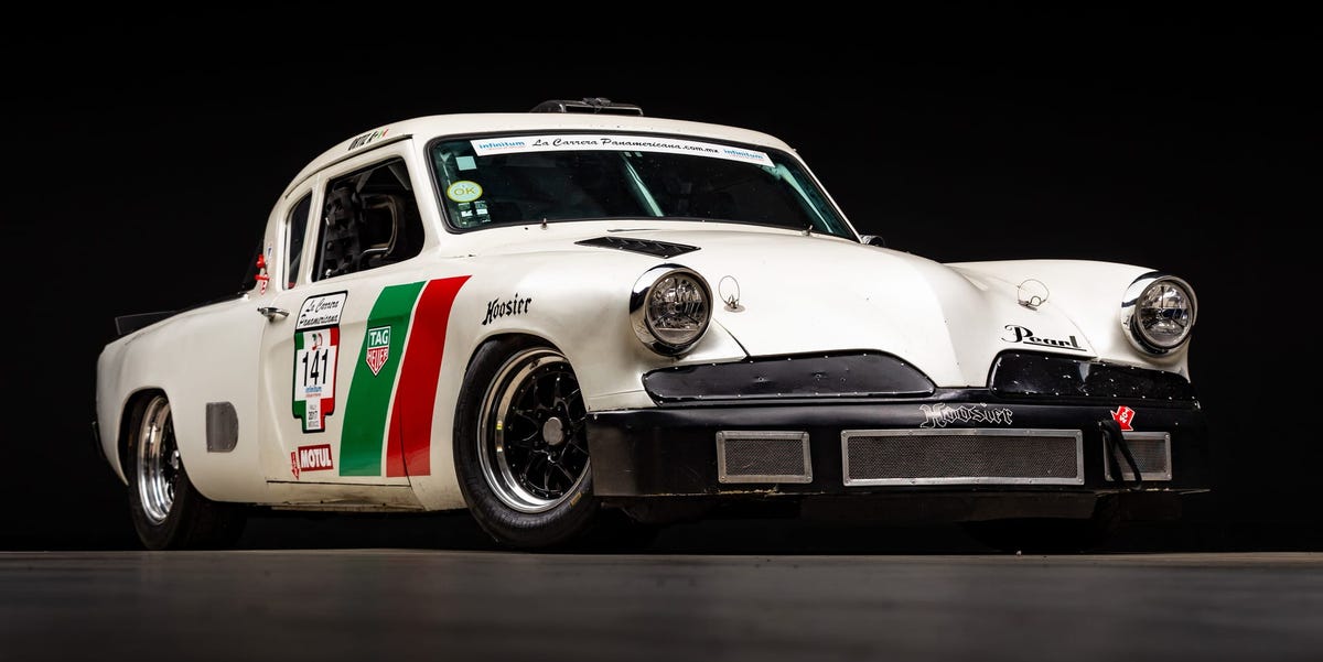 This Studebaker is basically a street-legal NASCAR that competed in Mexico's most grueling race