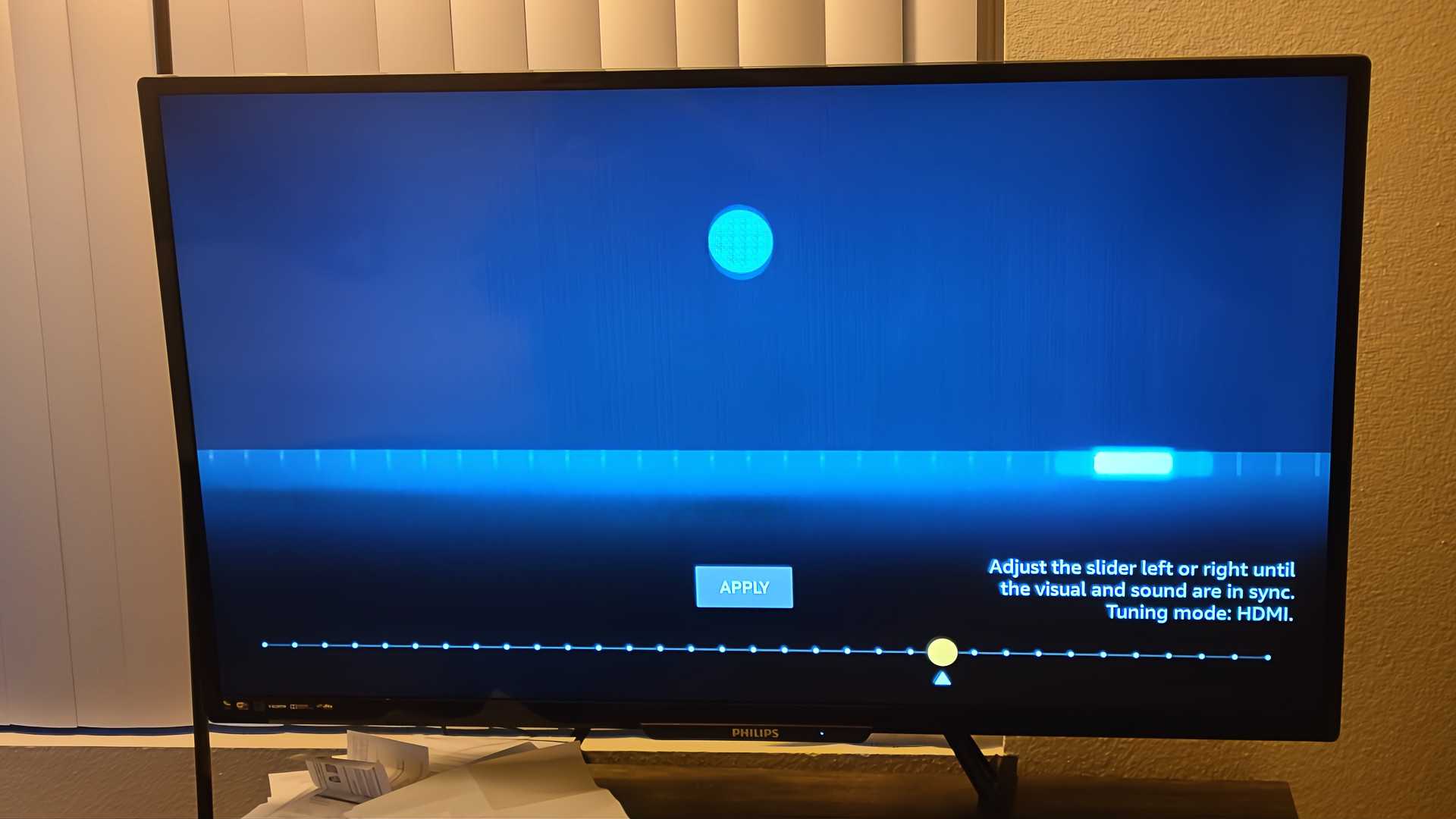 Amazon Fire TV showing the ball bouncing