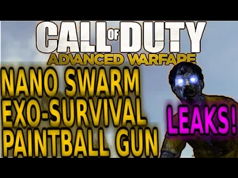 COD Advanced Warfare leaked EXO-ZOMBIES/NANO SWARM/PAINTBALL (Call of ...