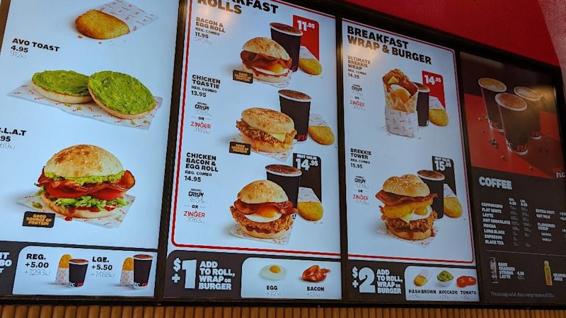 KFC confirms nationwide breakfast rollout