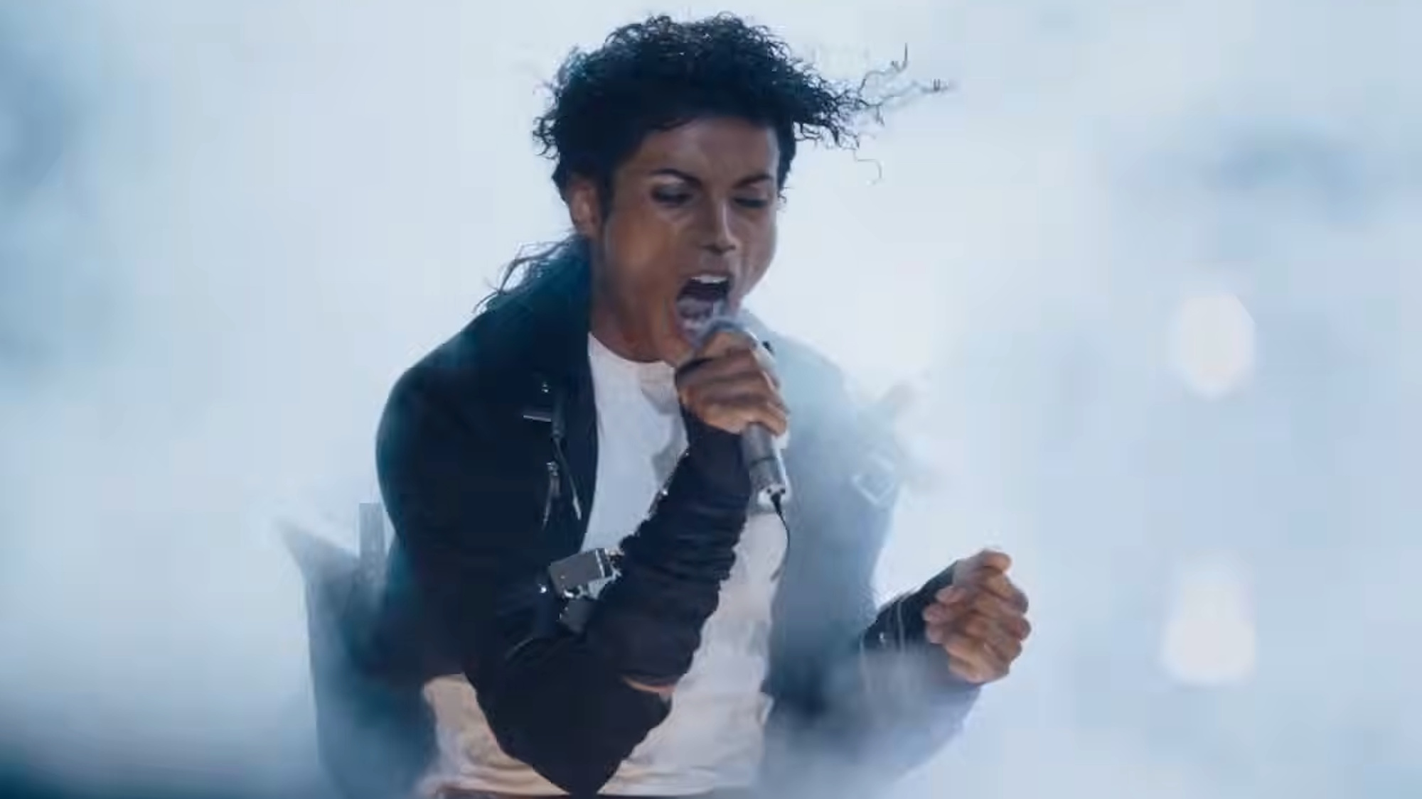 Jaafar Jackson is shown in Michael, the Michael Jackson biopic.