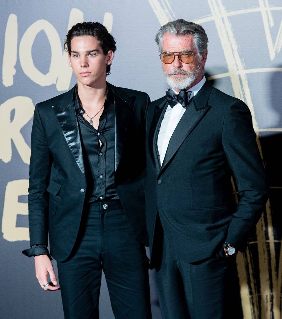 pierce brosnan son paris red carpet