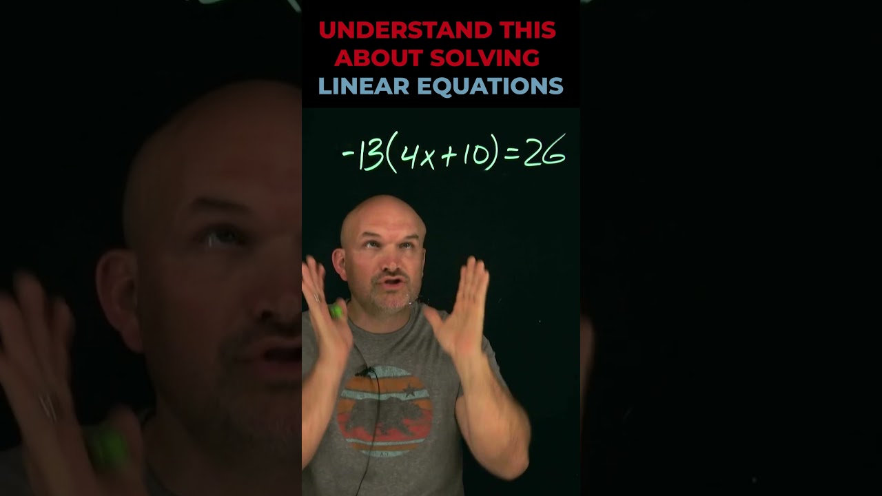 Most students do this step wrong #algebra #equations