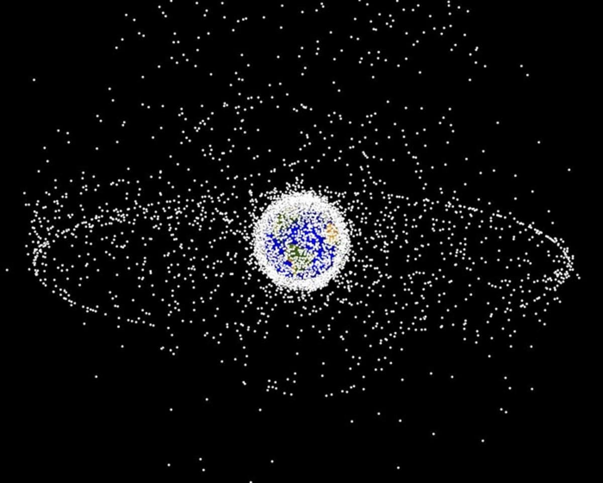 The GEO images are images generated from a distant oblique vantage point to provide a good view of the object population in the geosynchronous region (~35,785 km altitude). (Image Source: NASA ODPO)