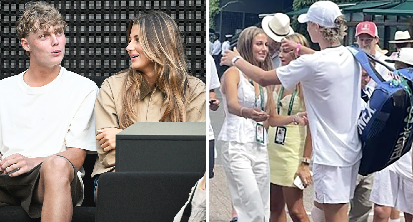 Tennis fans all say same thing after Cruz Hewitt spotted with Federer's daughters at Wimbledon