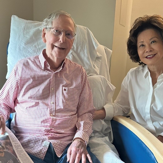 Sen. Mitch McConnell Reports Brief Unconsciousness and Pneumonia
