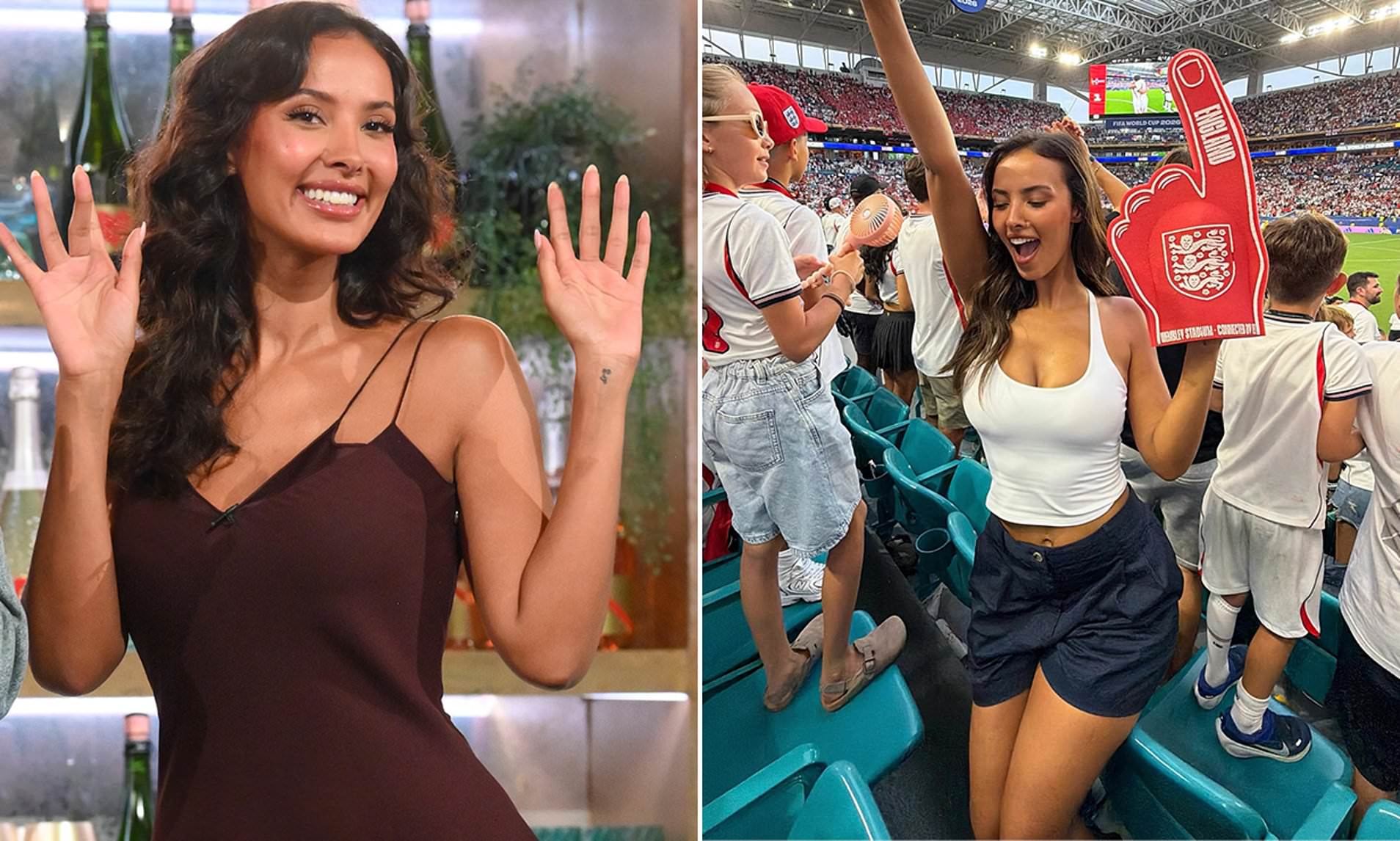 Maya Jama reveals mad dash to the UK as she goes from England game straight to host Love Island