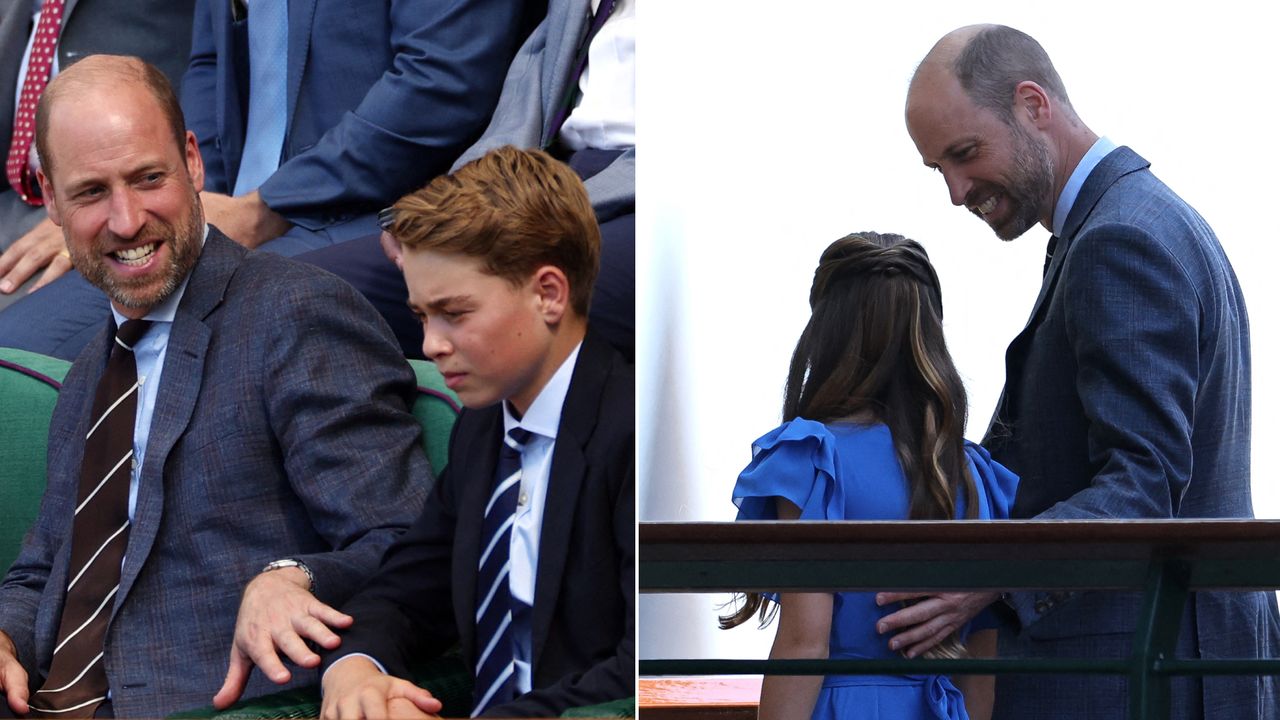 Prince William springs into quick-thinking dad mode to reassure George and Charlotte at Wimbledon