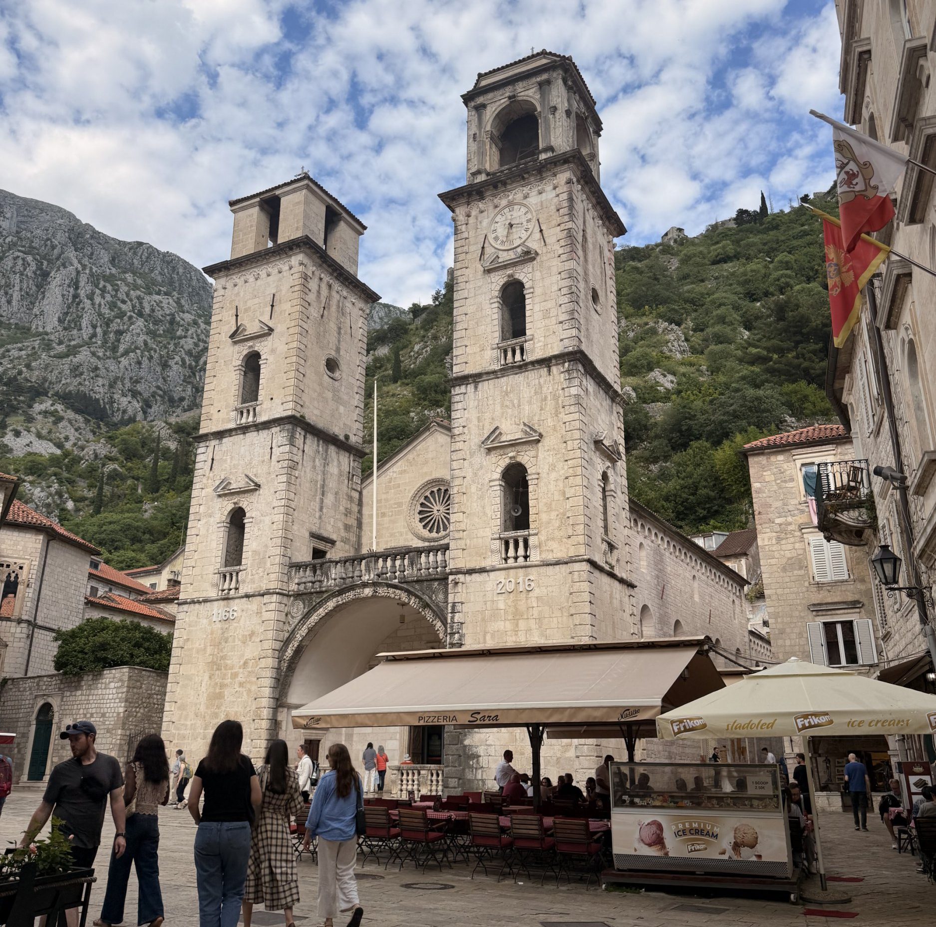 A church inside Kotor's Old Town