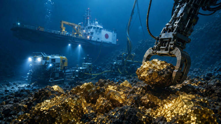 Japan has discovered record-breaking hidden gold beneath the ocean ...