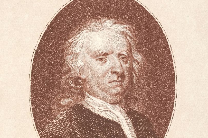 Newston used religious texts to make the prediction