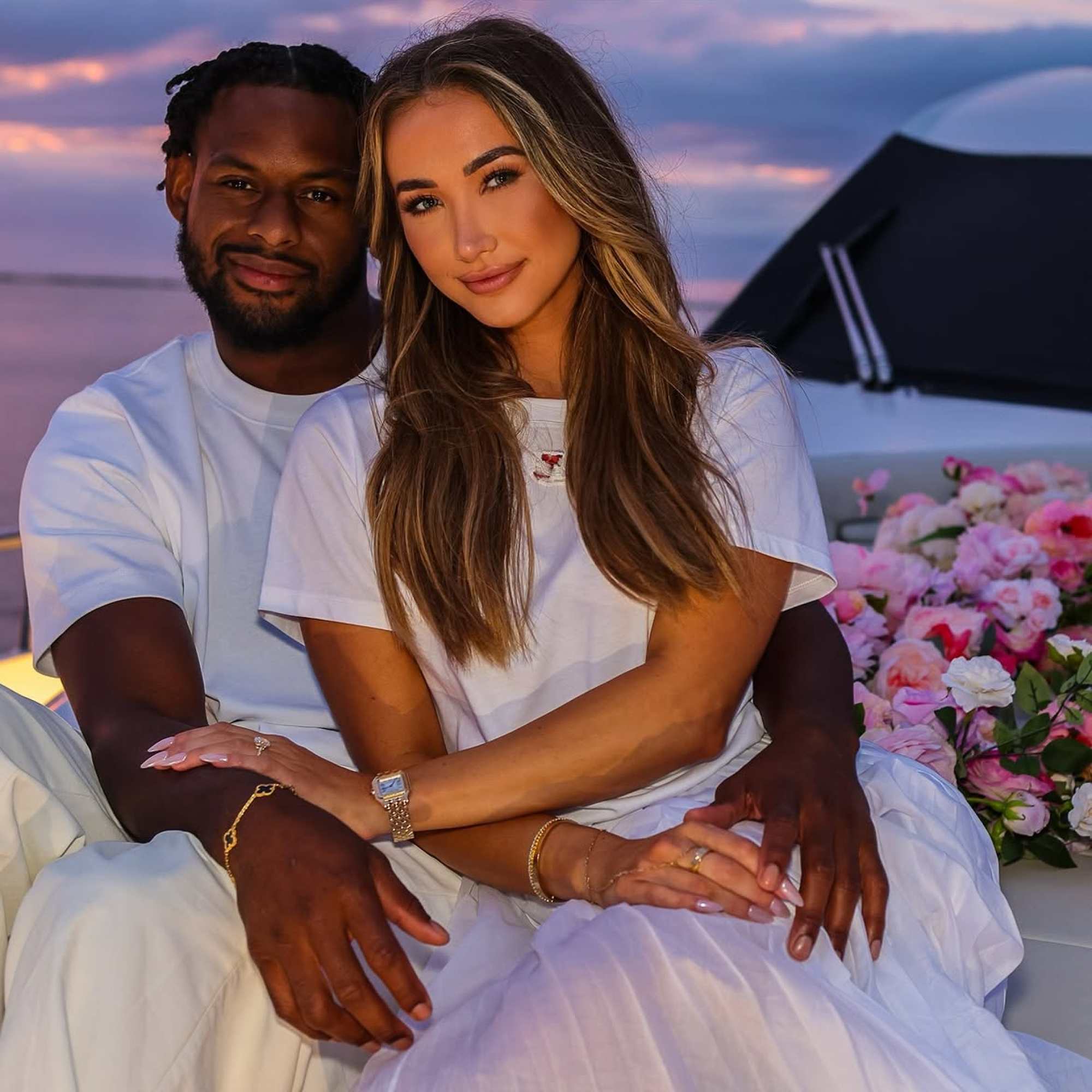 Meet Laura Kruk, who just married New York Giants’ JuJu Smith-Schuster – and Taylor Swift was there