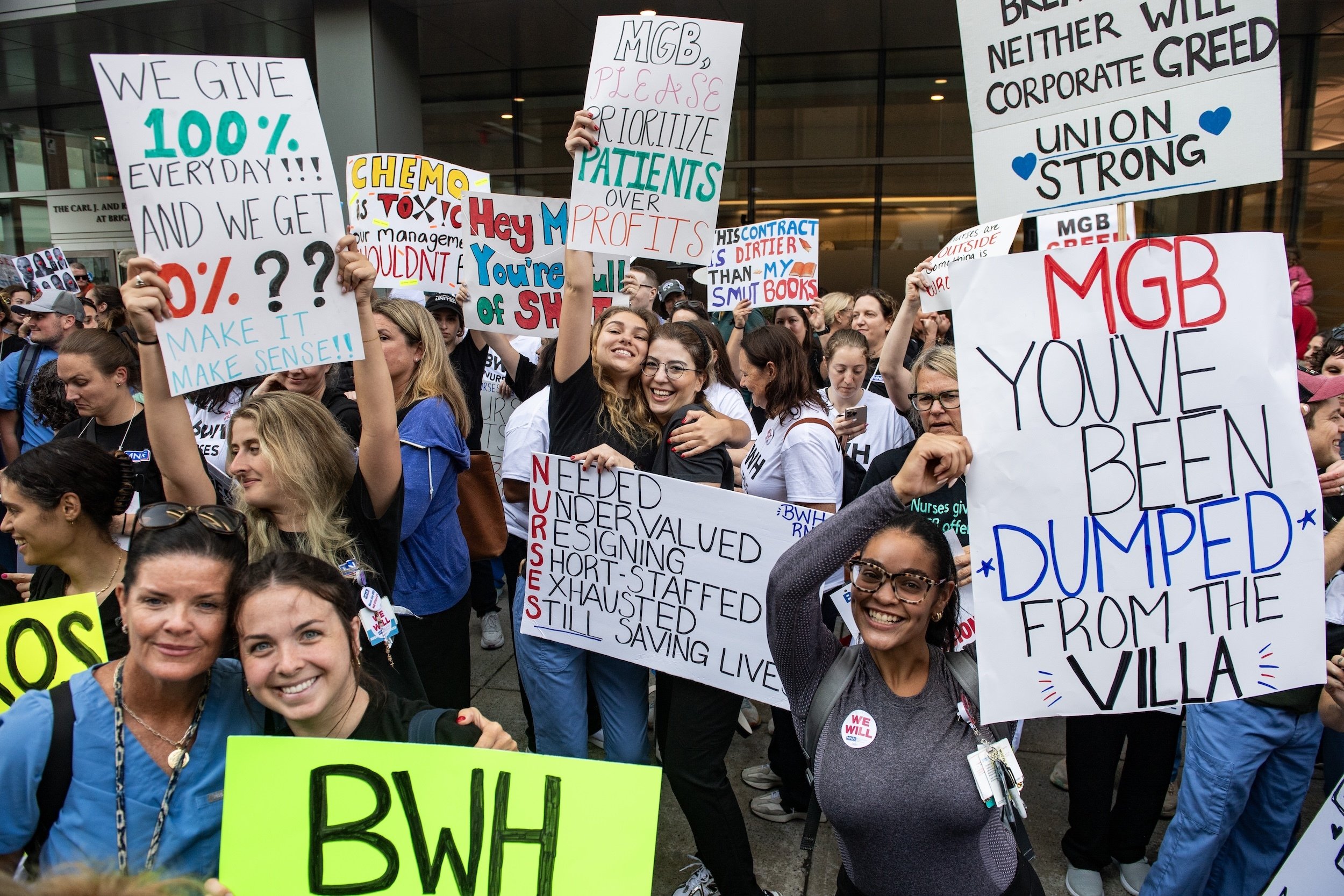 Brigham and Women's nurses to vote today on open-ended strike