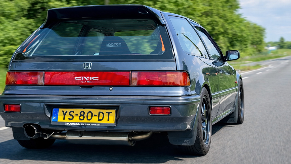 Honda Civic swap top speed sound and driver POV
