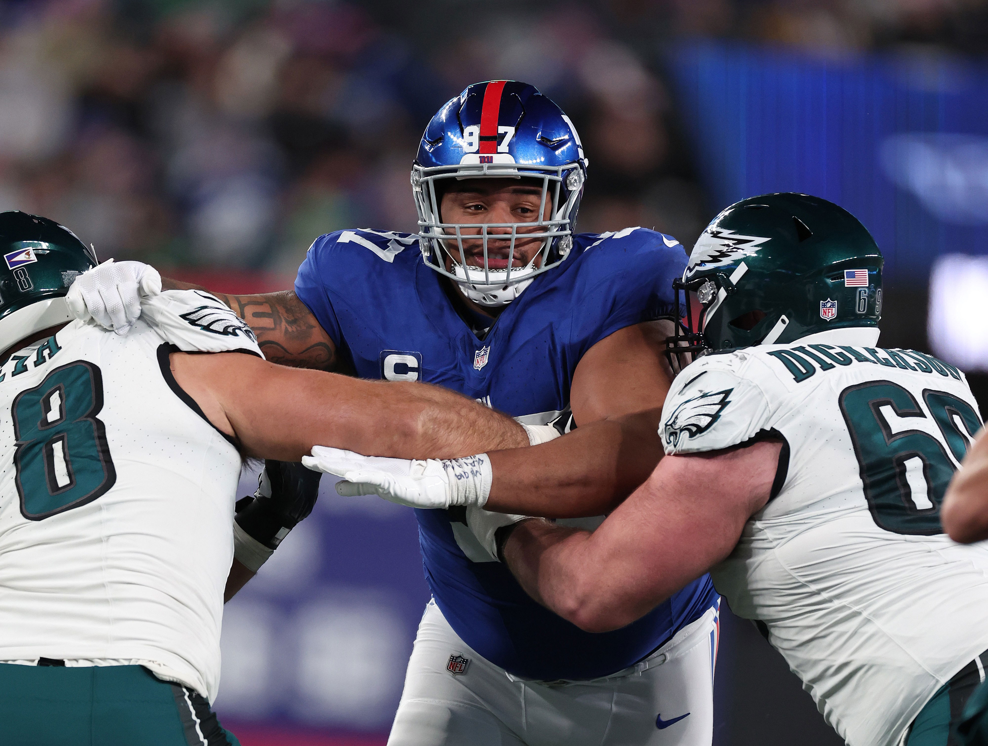 NFC East grades: Where the Giants interior offensive line ranks