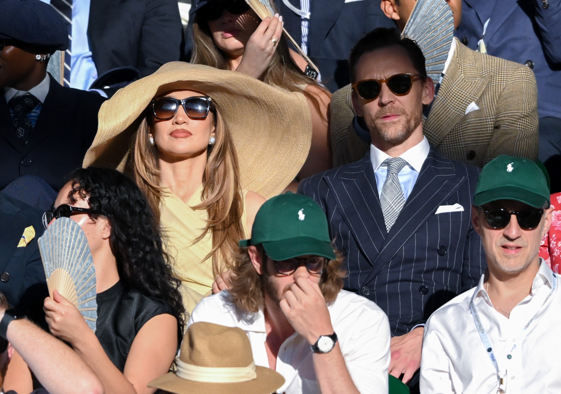 Jennifer Lopez's ‘inappropriate' hat almost overshadows the tennis at Wimbledon
